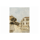Vintage Inspired Italian Cityscape Art Print - 8 x 10 - Saltbox Sash