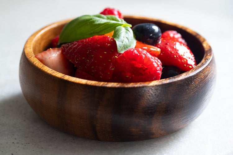 Acacia Wood Snack Bowl Set - Saltbox Sash