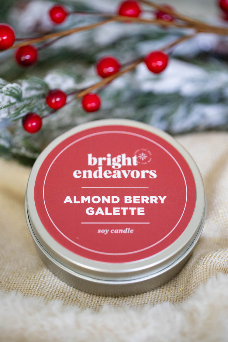 Almond Berry Galette Candle 4 OZ. - Saltbox Sash