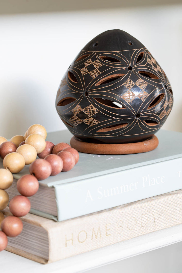 Geometric Flower Cutout Luminary - Saltbox Sash
