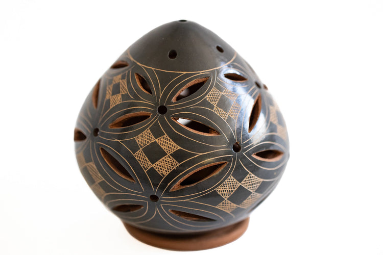Geometric Flower Cutout Luminary - Saltbox Sash