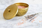 Hammered Brass Canister - Saltbox Sash