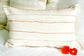Handwoven Coral Lumbar Pillow Cover - Saltbox Sash