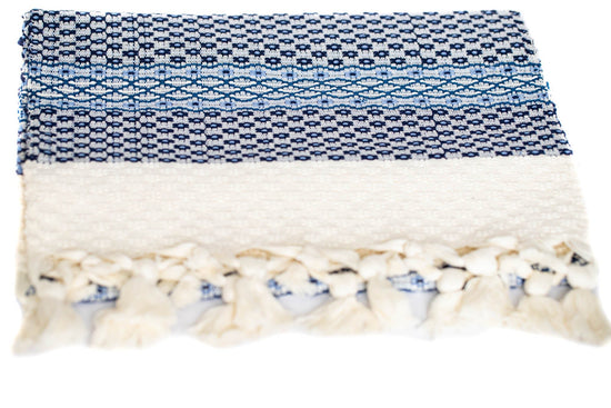 Handwoven Cotton Table Runner - Saltbox Sash