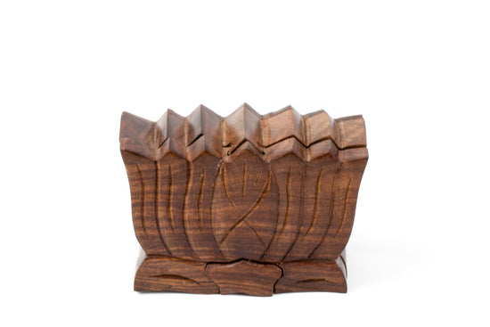 Hidden Lotus Puzzle Box
