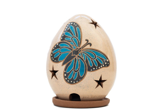 Monarch/Blue Morpho Butterfly Luminary - Saltbox Sash