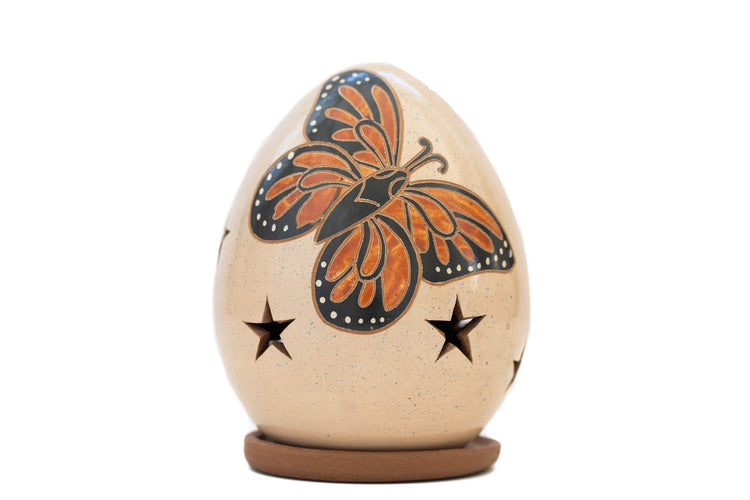 Monarch/Blue Morpho Butterfly Luminary - Saltbox Sash