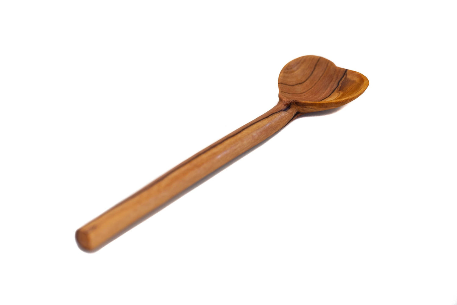 Olive Wood Heart Spoon - Saltbox Sash
