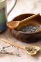 Olive Wood Heart Teaspoon Set - Saltbox Sash