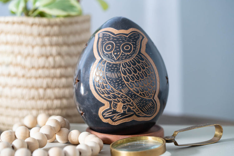 Owl Luminary - Saltbox Sash