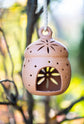 Pear-Shaped Ceramic Lantern - Saltbox Sash