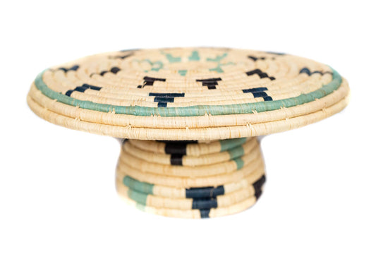 Raffia Cake Stand - Saltbox Sash