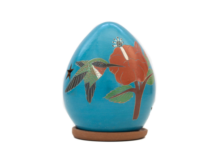 Ruby Throated Hummingbird Luminary - Saltbox Sash