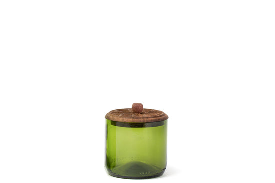 Short Zanzibar Recycled Glass Canister