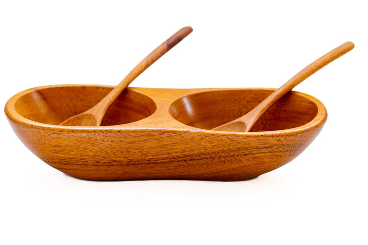 Tropical Hardwood Salsa Dish - Saltbox Sash