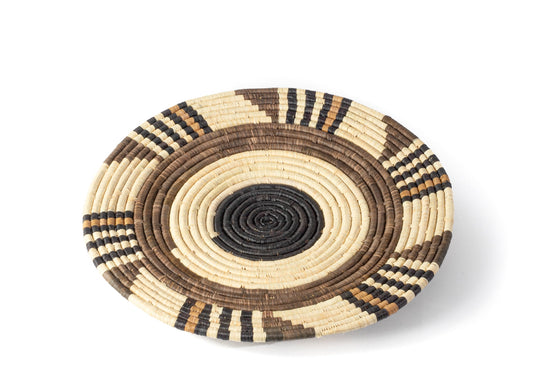 Ugandan Raffia Wall Basket II